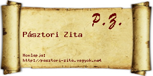 Pásztori Zita névjegykártya